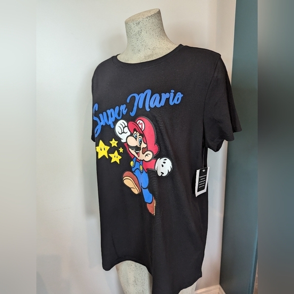 Torrid Super Mario Classic Fit Crew Tee Shirt Size 0x L/XL  NWT - Picture 6 of 10